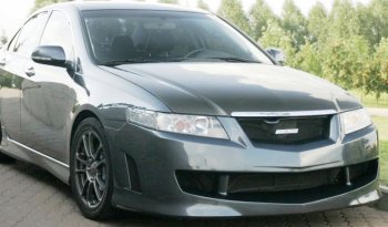 8 399 р. Бампер передний Mugen Style Acura TSX CL9 седан (2003-2008) (Неокрашенный)  с доставкой в г. Горно‑Алтайск. Увеличить фотографию 2