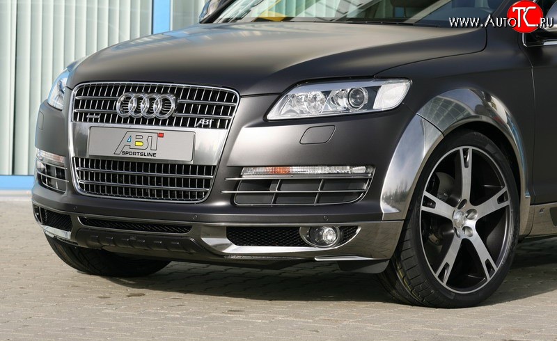 15 799 р. Накладка переднего бампера ABT Audi Q7 4L дорестайлинг (2005-2009)  с доставкой в г. Горно‑Алтайск