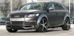 15 799 р. Накладка переднего бампера ABT Audi Q7 4L дорестайлинг (2005-2009)  с доставкой в г. Горно‑Алтайск. Увеличить фотографию 2