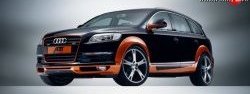 15 799 р. Накладка переднего бампера ABT Audi Q7 4L дорестайлинг (2005-2009)  с доставкой в г. Горно‑Алтайск. Увеличить фотографию 7