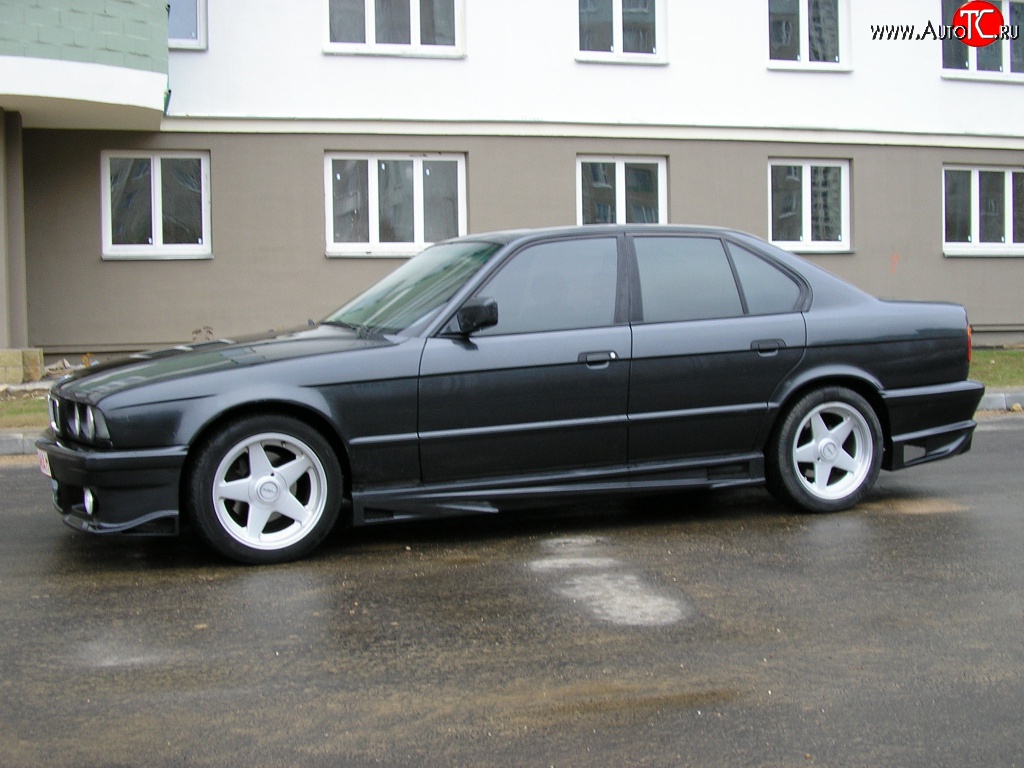 4 499 р. Пороги накладки Devil BMW 5 серия E34 седан дорестайлинг (1988-1994)  с доставкой в г. Горно‑Алтайск