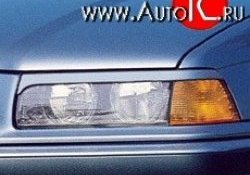 849 р. Реснички на фары Sport BMW 3 серия E36 седан (1990-2000) (Неокрашенные)  с доставкой в г. Горно‑Алтайск. Увеличить фотографию 5