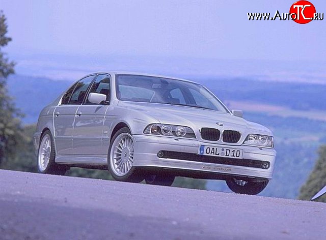 4 399 р. Накладка Alpine на передний бампер BMW 5 серия E39 седан рестайлинг (2000-2003)  с доставкой в г. Горно‑Алтайск