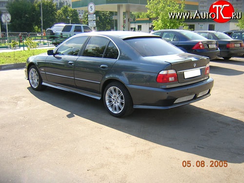 5 349 р. Задний бампер Concept BMW 5 серия E39 седан рестайлинг (2000-2003) (Неокрашенный)  с доставкой в г. Горно‑Алтайск