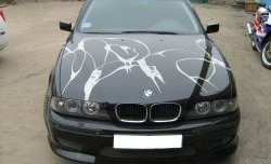 5 199 р. Юбка переднего бампера Devil Style BMW 5 серия E39 седан дорестайлинг (1995-2000)  с доставкой в г. Горно‑Алтайск. Увеличить фотографию 4