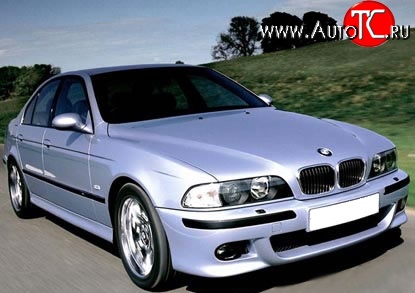 8 149 р. Передний бампер M-Technic BMW 5 серия E39 седан дорестайлинг (1995-2000) (Без сетки, Неокрашенный)  с доставкой в г. Горно‑Алтайск