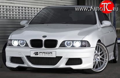 9 799 р. Передний бампер PRIOR Design BMW 5 серия E39 седан дорестайлинг (1995-2000) (Без сетки, Неокрашенный)  с доставкой в г. Горно‑Алтайск