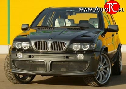 19 649 р. Передний бампер HARGE BMW X5 E53 дорестайлинг (1999-2003) (Неокрашенный)  с доставкой в г. Горно‑Алтайск