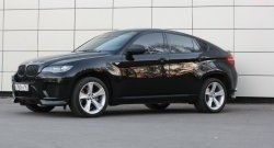 4 749 р. Накладки Global-Tuning на передний бампер автомобиля  BMW X6  E71 (2008-2014) дорестайлинг, рестайлинг (Неокрашенная)  с доставкой в г. Горно‑Алтайск. Увеличить фотографию 10