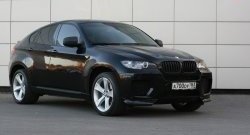 4 749 р. Накладки Global-Tuning на передний бампер автомобиля  BMW X6  E71 (2008-2014) дорестайлинг, рестайлинг (Неокрашенная)  с доставкой в г. Горно‑Алтайск. Увеличить фотографию 2