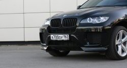 4 749 р. Накладки Global-Tuning на передний бампер автомобиля  BMW X6  E71 (2008-2014) дорестайлинг, рестайлинг (Неокрашенная)  с доставкой в г. Горно‑Алтайск. Увеличить фотографию 9