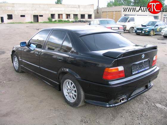 7 999 р. Задний бампер RIEGER-CONCEPT BMW 3 серия E36 седан (1990-2000)  с доставкой в г. Горно‑Алтайск