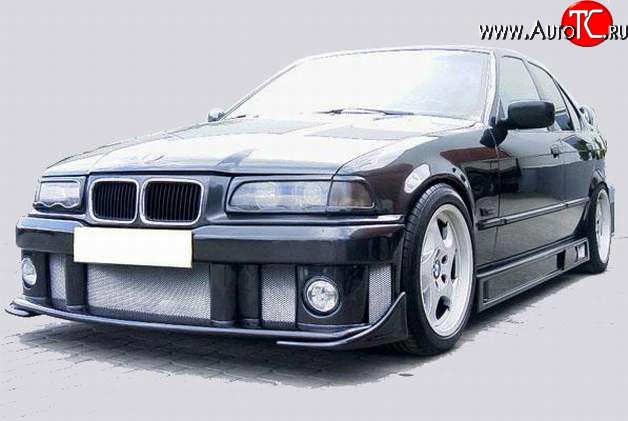 7 299 р. передний бампер CarZone-CONCEPT BMW 3 серия E36 седан (1990-2000)  с доставкой в г. Горно‑Алтайск