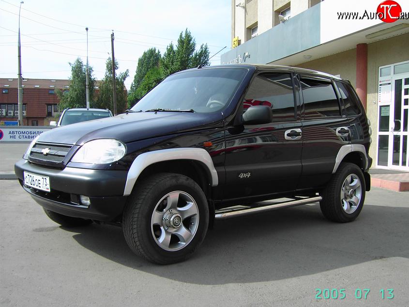 3 299 р. Арки крыльев Аскет  Chevrolet Niva  2123 (2002-2008), Лада 2123 (Нива Шевроле) (2002-2008) (Неокрашенные)  с доставкой в г. Горно‑Алтайск