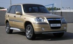 4 799 р. Передний бампер Атака Chevrolet Niva 2123 дорестайлинг (2002-2008) (Неокрашенный)  с доставкой в г. Горно‑Алтайск. Увеличить фотографию 2