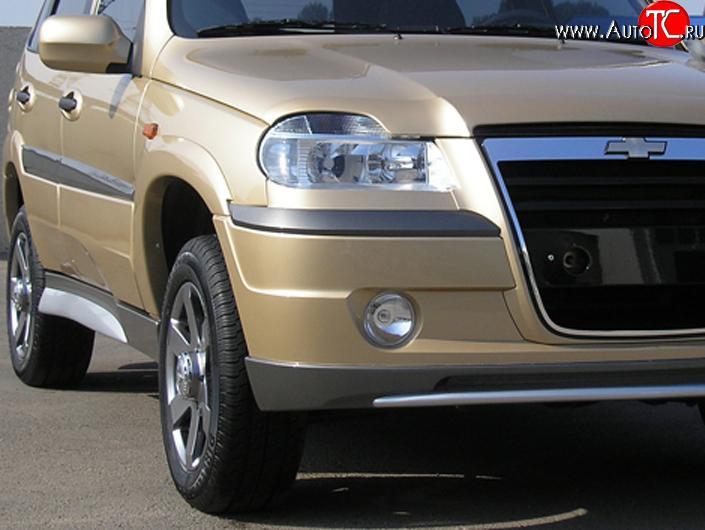 1 749 р. Противотуманные фары Атака Chevrolet Niva 2123 дорестайлинг (2002-2008)  с доставкой в г. Горно‑Алтайск