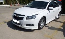 3 899 р. Пороги накладки Sport Style Chevrolet Cruze J300 седан дорестайлинг (2009-2012) (Неокрашенные)  с доставкой в г. Горно‑Алтайск. Увеличить фотографию 3