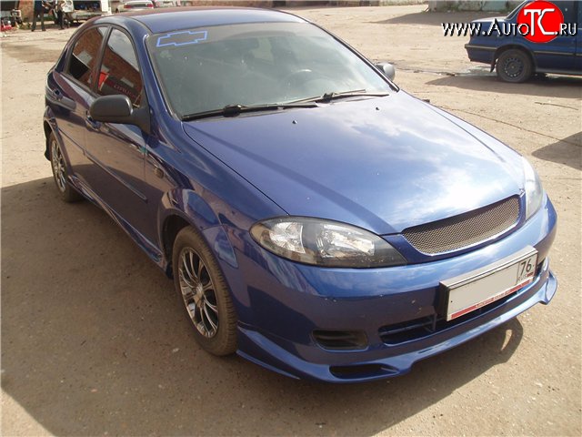 3 799 р. Накладка переднего бампера CT-1 Chevrolet Lacetti хэтчбек (2002-2013) (Неокрашенная)  с доставкой в г. Горно‑Алтайск