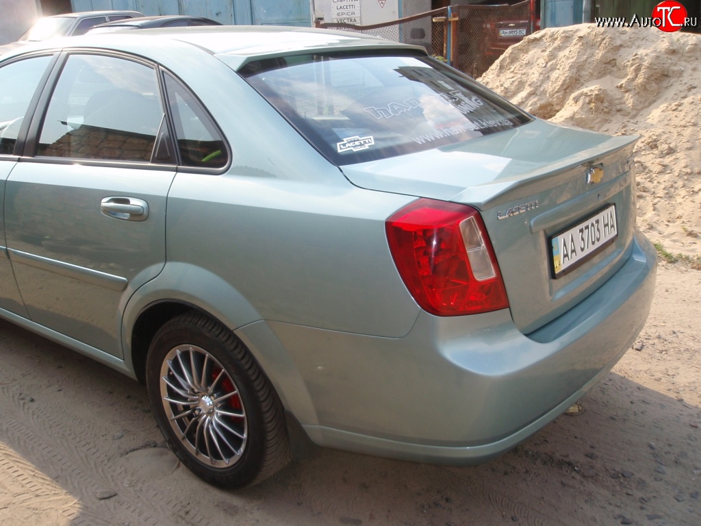 2 699 р. Спойлер CTS Chevrolet Lacetti седан (2002-2013) (Неокрашенный)  с доставкой в г. Горно‑Алтайск