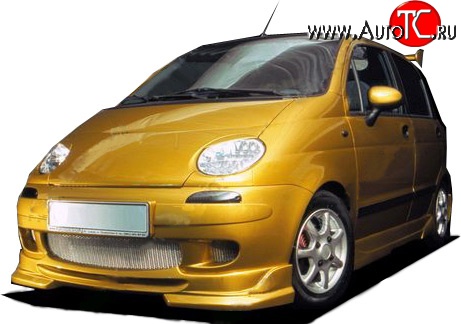 3 999 р. Накладка переднего бампера Sport-Line Daewoo Matiz M100 дорестайлинг (1998-2000)  с доставкой в г. Горно‑Алтайск