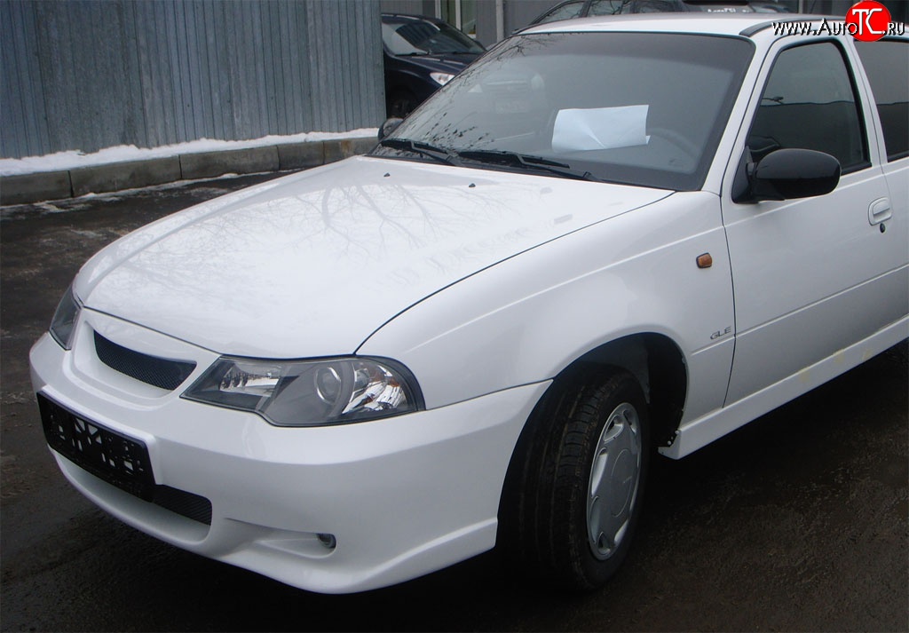 6 099 р. Пороги накладки GT Dynamics Daewoo Nexia рестайлинг (2008-2015) (Неокрашенные)  с доставкой в г. Горно‑Алтайск