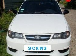 3 649 р. Накладка переднего бампера Sport Daewoo Nexia рестайлинг (2008-2015) (Неокрашенная)  с доставкой в г. Горно‑Алтайск. Увеличить фотографию 3