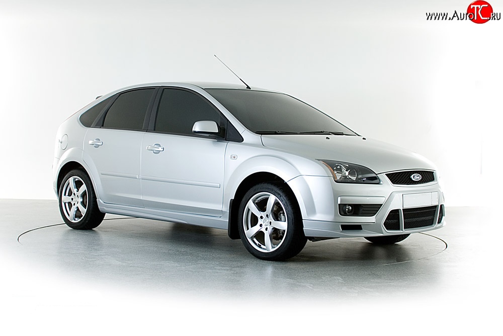 2 899 р. Накладка переднего бампера Sport Style Ford Focus 2 хэтчбэк 5 дв. дорестайлинг (2004-2008) (Неокрашенная)  с доставкой в г. Горно‑Алтайск