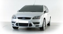 2 899 р. Накладка переднего бампера Sport Style Ford Focus 2 хэтчбэк 5 дв. дорестайлинг (2004-2008) (Неокрашенная)  с доставкой в г. Горно‑Алтайск. Увеличить фотографию 2