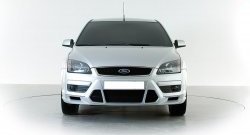 2 899 р. Накладка переднего бампера Sport Style Ford Focus 2 хэтчбэк 5 дв. дорестайлинг (2004-2008) (Неокрашенная)  с доставкой в г. Горно‑Алтайск. Увеличить фотографию 3