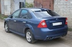 17 999 р. Задний бампер M-VRS Ford Focus 2  седан дорестайлинг (2004-2008) (Неокрашенный)  с доставкой в г. Горно‑Алтайск. Увеличить фотографию 2