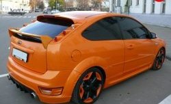 5 499 р. Нижний спойлер крышки багажника Sport Ford Focus 2 хэтчбэк 3 дв. дорестайлинг (2004-2007) (Неокрашенный)  с доставкой в г. Горно‑Алтайск. Увеличить фотографию 2