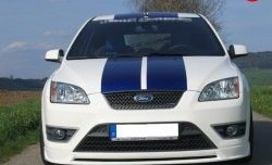 4 999 р. Накладка переднего бампера ST Sport Ford Focus 2  седан дорестайлинг (2004-2008) (Неокрашенная)  с доставкой в г. Горно‑Алтайск. Увеличить фотографию 7