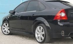 4 649 р. Пороги накладки ICС Ford Focus 2 седан рестайлинг (2007-2011) (Неокрашенные)  с доставкой в г. Горно‑Алтайск. Увеличить фотографию 5