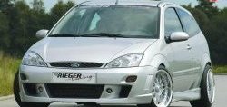 8 899 р. Передний бампер Rieger Ford Focus 1 седан дорестайлинг (1998-2002)  с доставкой в г. Горно‑Алтайск. Увеличить фотографию 1