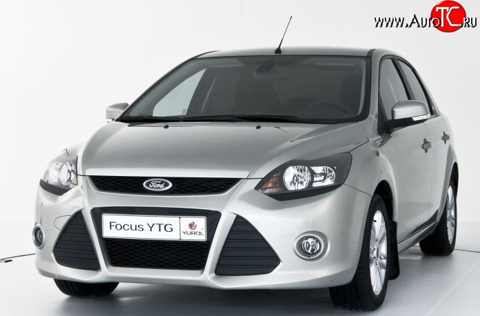 5 699 р. Передний бампер YTR Ford Focus 2 седан рестайлинг (2007-2011) (Неокрашенный)  с доставкой в г. Горно‑Алтайск