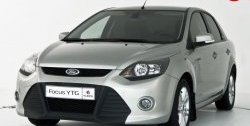 5 699 р. Передний бампер YTR Ford Focus 2 седан рестайлинг (2007-2011) (Неокрашенный)  с доставкой в г. Горно‑Алтайск. Увеличить фотографию 4