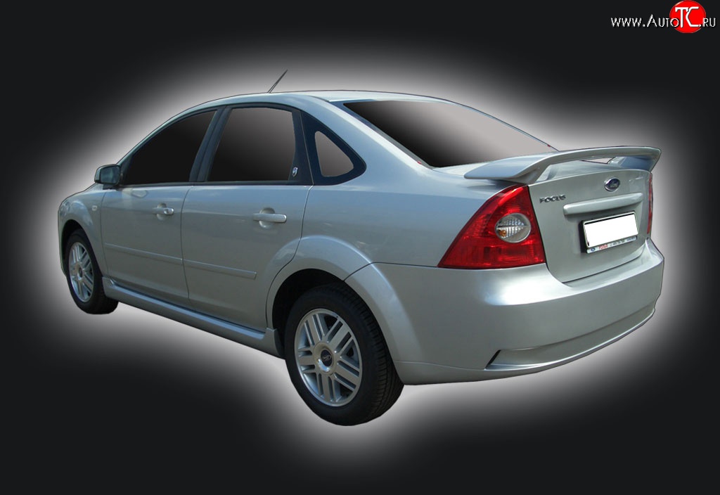 6 499 р. Задний бампер GT Dynamics Ford Focus 2  седан дорестайлинг (2004-2008) (Неокрашенный)  с доставкой в г. Горно‑Алтайск