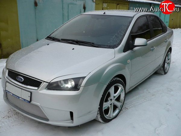 14 299 р. Передний бампер Concept Ford Focus 2 хэтчбэк 5 дв. дорестайлинг (2004-2008) (Неокрашенный)  с доставкой в г. Горно‑Алтайск