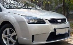 14 299 р. Передний бампер Concept  Ford Focus  2 (2004-2008)  седан дорестайлинг, универсал дорестайлинг, хэтчбэк 3 дв. дорестайлинг, хэтчбэк 5 дв. дорестайлинг (Неокрашенный)  с доставкой в г. Горно‑Алтайск. Увеличить фотографию 5