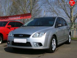 3 649 р. Пороги накладки YTG  Ford Focus  2 (2004-2011)  седан дорестайлинг, универсал дорестайлинг, хэтчбэк 5 дв. дорестайлинг, седан рестайлинг, универсал рестайлинг, хэтчбэк 5 дв. рестайлинг (Неокрашенные)  с доставкой в г. Горно‑Алтайск. Увеличить фотографию 2