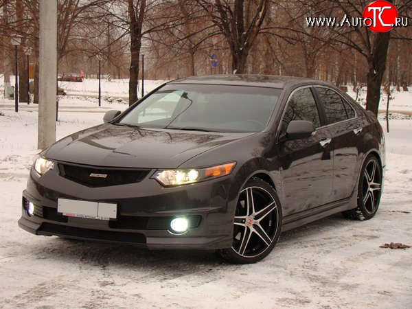 27 799 р. Передний бампер MUGEN Honda Accord CU седан дорестайлинг (2008-2011) (Неокрашенный)  с доставкой в г. Горно‑Алтайск