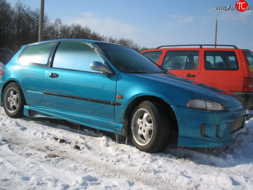 3 449 р. Пороги накладки R-Style Honda Civic EG седан (1992-1995)  с доставкой в г. Горно‑Алтайск