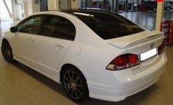 3 699 р. Спойлер Sport Honda Civic FD седан дорестайлинг (2005-2008) (Неокрашенный)  с доставкой в г. Горно‑Алтайск. Увеличить фотографию 2