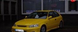 7 999 р. Передний бампер Racing Honda Civic ES седан дорестайлинг (2000-2003)  с доставкой в г. Горно‑Алтайск. Увеличить фотографию 1