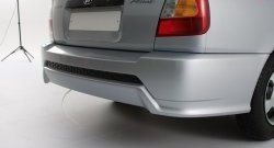 5 099 р. Задний бампер Классик Hyundai Accent седан ТагАЗ (2001-2012) (Неокрашенный)  с доставкой в г. Горно‑Алтайск. Увеличить фотографию 2