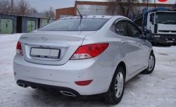 1 799 р. Плавники на крышу Sport  Hyundai Solaris  RBr (2010-2017) седан дорестайлинг, седан рестайлинг (Неокрашенный)  с доставкой в г. Горно‑Алтайск. Увеличить фотографию 2