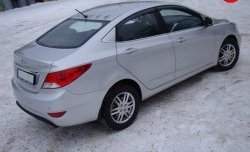 1 799 р. Плавники на крышу Sport  Hyundai Solaris  RBr (2010-2017) седан дорестайлинг, седан рестайлинг (Неокрашенный)  с доставкой в г. Горно‑Алтайск. Увеличить фотографию 4