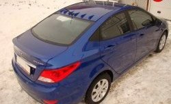 1 799 р. Плавники на крышу Sport  Hyundai Solaris  RBr (2010-2017) седан дорестайлинг, седан рестайлинг (Неокрашенный)  с доставкой в г. Горно‑Алтайск. Увеличить фотографию 5