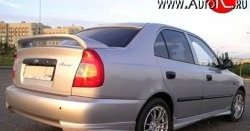 6 549 р. Пороги накладки Street Hyundai Accent седан ТагАЗ (2001-2012) (Неокрашенные)  с доставкой в г. Горно‑Алтайск. Увеличить фотографию 2