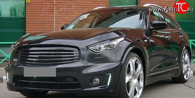 15 999 р. Решётка радиатора Style INFINITI FX35 S51 дорестайлинг (2008-2011) (Неокрашенная)  с доставкой в г. Горно‑Алтайск